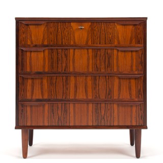 Rosewood Mid-Century Danish design chest of drawers