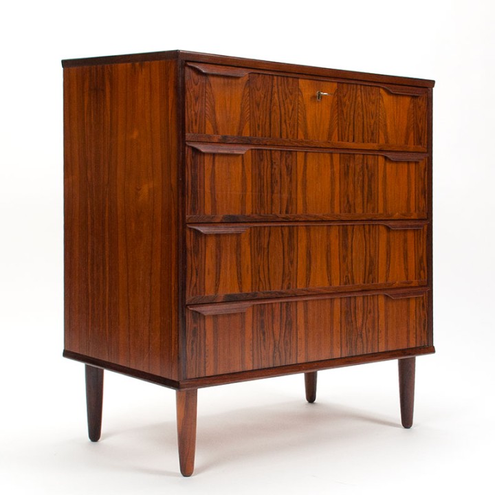 Rosewood Mid-Century Danish design chest of drawers