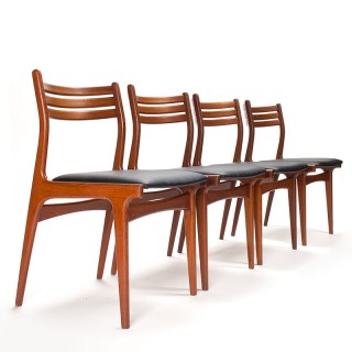 Johannes Andersen model U20 set of Mid-Century design chairs