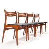 Johannes Andersen model U20 set Mid-Century design stoelen