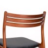 Johannes Andersen model U20 set Mid-Century design stoelen