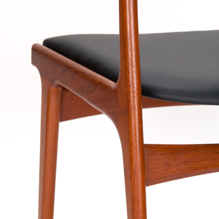 Johannes Andersen model U20 set Mid-Century design stoelen