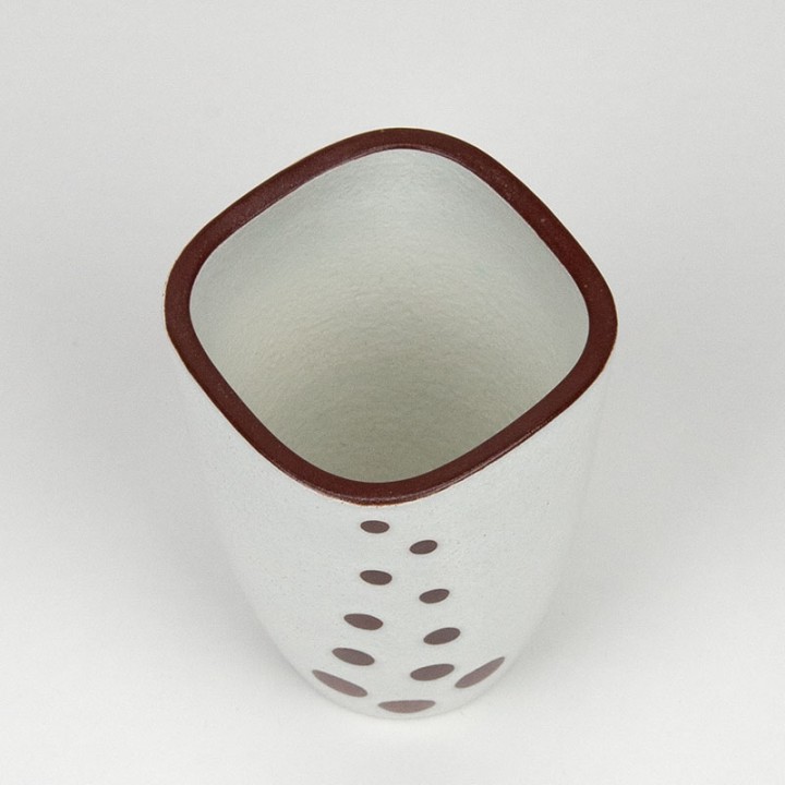 Dotted Mid-Century Ravelli model 17-2 vase