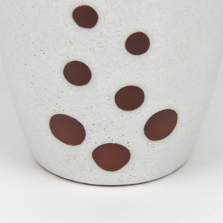 Dotted Mid-Century Ravelli model 17-2 vase