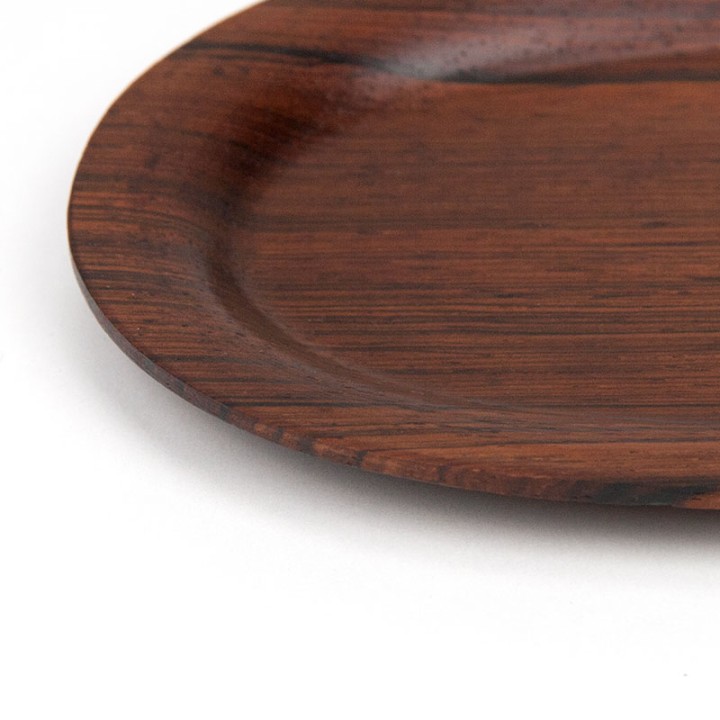 Rosewood Mid-Century oval serving dish