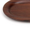 Rosewood Mid-Century oval serving dish