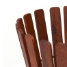 Danish Mid-Century teak flowerpot holder on a tripod