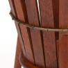 Danish Mid-Century teak flowerpot holder on a tripod