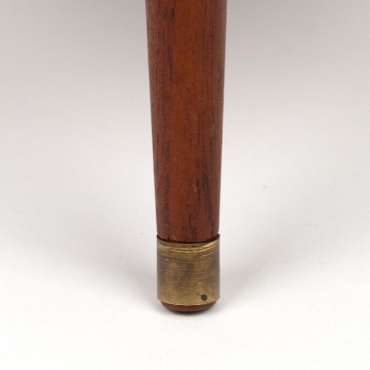 Danish Mid-Century teak flowerpot holder on a tripod