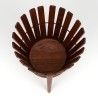 Danish Mid-Century teak flowerpot holder on a tripod