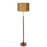 Mid-Century palissander vloerlamp in bamboe stijl
