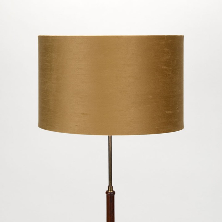 Mid-Century palissander vloerlamp in bamboe stijl