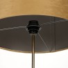 Mid-Century palissander vloerlamp in bamboe stijl
