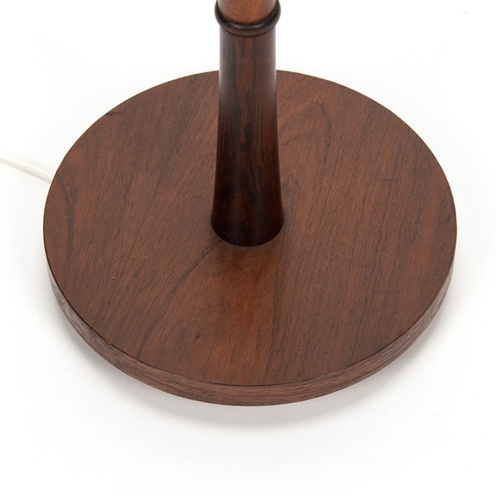 Mid-Century palissander vloerlamp in bamboe stijl