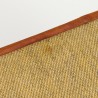 Danish ottoman from the 1950s with fabric upholstery