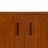 Mid-Century Deens teakhouten vintage kort model dressoir