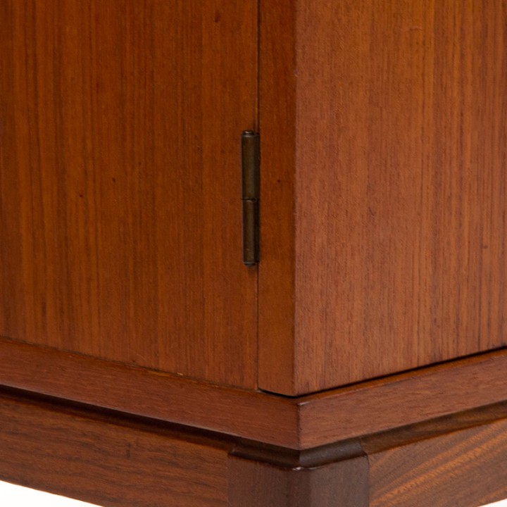 Mid-Century Danish teak vintage short model sideboard