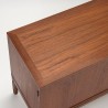 Mid-Century Deens teakhouten vintage kort model dressoir