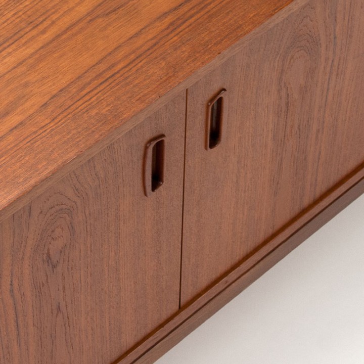 Mid-Century Danish teak vintage short model sideboard