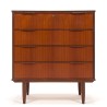 Ejsing Deense teakhouten commode met 4 lades
