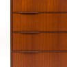 Ejsing Deense teakhouten commode met 4 lades