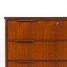 Ejsing Deense teakhouten commode met 4 lades