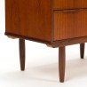 Ejsing Deense teakhouten commode met 4 lades