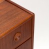 Vintage Danish chest of drawers with 6 drawers and round handle