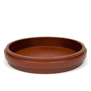 Low model Mid-Century teak Danish serving bowl