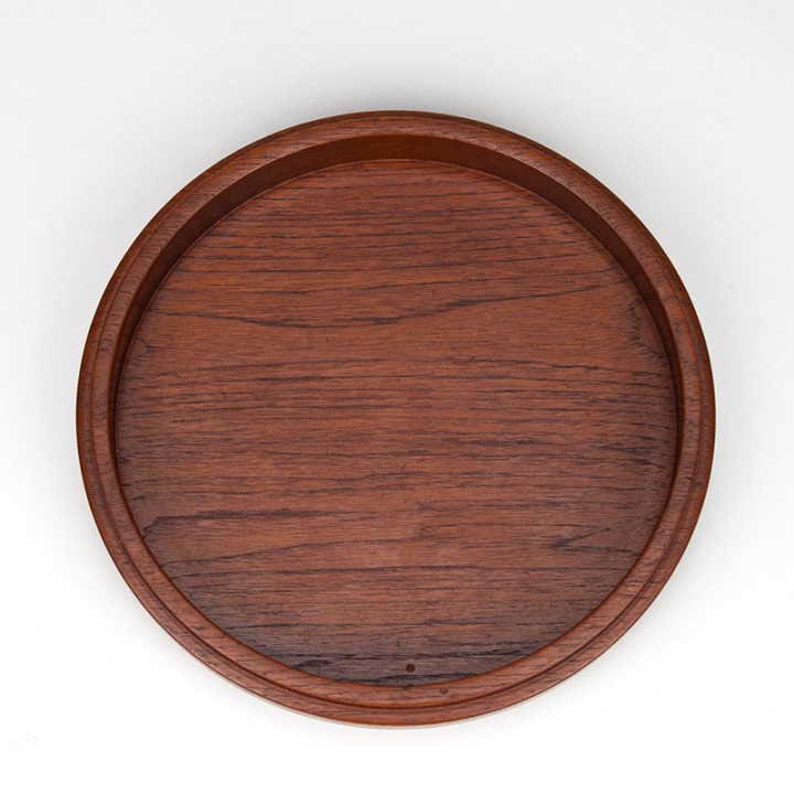 Low model Mid-Century teak Danish serving bowl