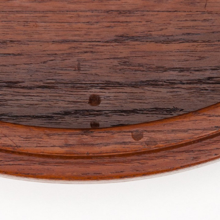 Low model Mid-Century teak Danish serving bowl