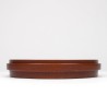 Laag model Mid-Century teakhouten Deense serveerschaal
