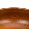 Small Danish vintage bowl with salade serving set in teak