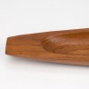 Teakhouten Mid-Century serveerschaal langwerpig