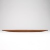 Teakhouten Mid-Century serveerschaal langwerpig