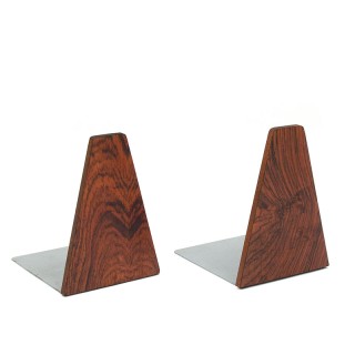 Rosewood Mid-Century set of 2 Danish bookends