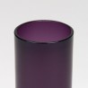 Mid-Century paarse glazen vaas van Alfred Taube