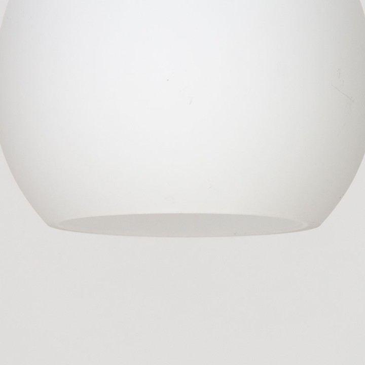 Holmegaard set van 2 Mid-Century 'Drop' hanglampen