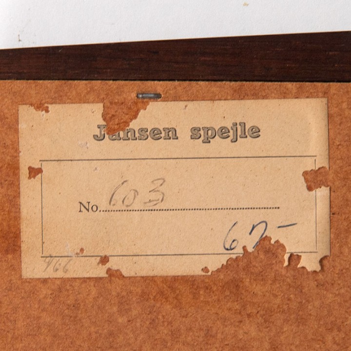 Jansen Spejle Deense Mid-Century spiegel