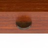 Teak Danish Mid-Century wall cabinet with drawer