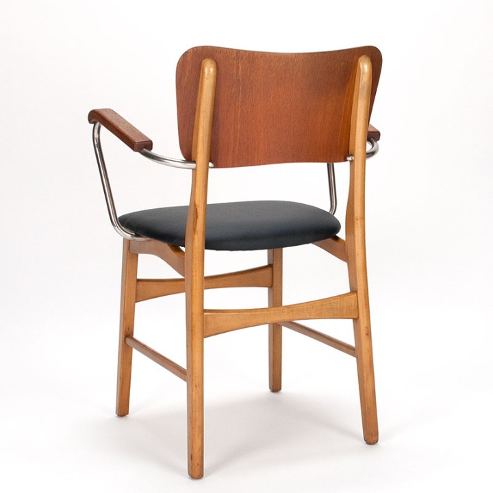 Ib Kofod-Larsen Mid-Century Deense stoel met armleuning
