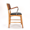 Ib Kofod-Larsen Mid-Century Deense stoel met armleuning