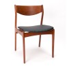Set van 4 Deense P.E. Jørgensen eettafel stoelen in teak
