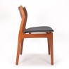 Set of 4 Danish P.E. Jørgensen dining chairs in teak