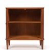 Deense Mid-Century kast in teak met jaloezie schuifdeuren