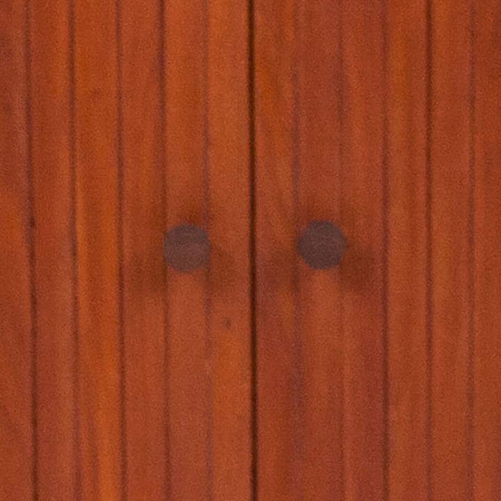 Deense Mid-Century kast in teak met jaloezie schuifdeuren
