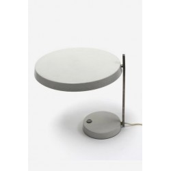 Desk-/ tablelamp with grey shade
