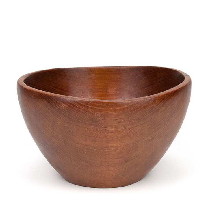 Large model teak Mid-Century Danish bowl