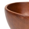 Large model teak Mid-Century Danish bowl