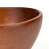 Large model teak Mid-Century Danish bowl